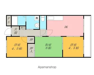 大阪府岸和田市春木本町【マンション】の間取り