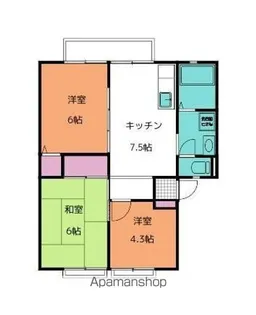 エレガンス幕山台B【2階】の間取り
