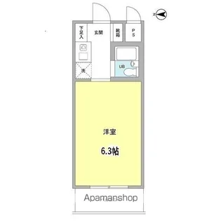 ウッドクレスト砧D棟【2階】の間取り