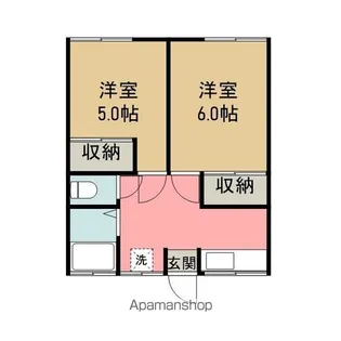 フェアステージリバーサイドⅢ【203号室】の間取り