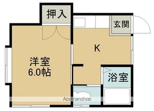 光ハイツ【1階】の間取り