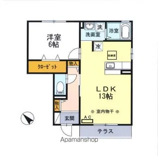 プラム【1階】の間取り