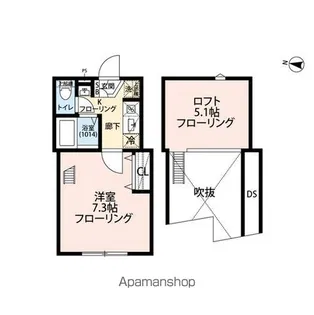 エクセラン東向島【3階】の間取り