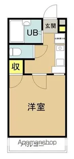 カレッジハウスNEXT21ーⅠ【101号室】の間取り