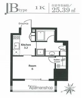ステイシス町屋【4階】の間取り