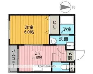 壹進荘【2階】の間取り