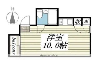 打中スカイマンションⅠ【2D号室】の間取り