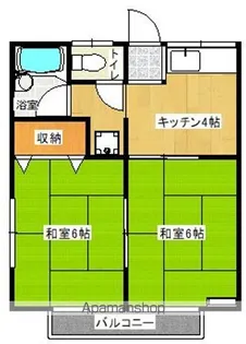 コンフォート【203号室】の間取り