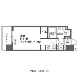 カスタリア大森【7階】の間取り