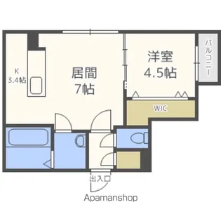 ビッグレジデンス円山【2階】の間取り