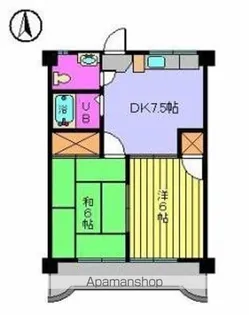 ヴィラージュ星岡【2階】の間取り