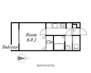 パインテール千成【1階】の間取り