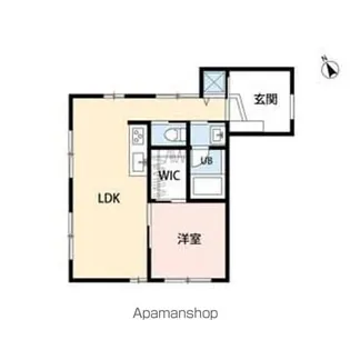トレフル日野【1階】の間取り