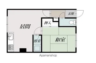 コーポイエローハウス【2階】の間取り