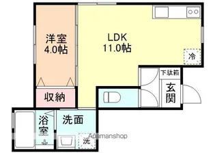 キミコート本郷【1階】の間取り