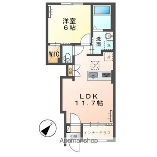 シャ・ノワールⅡ【1階】の間取り