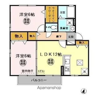 パークフラッツ【1階】の間取り