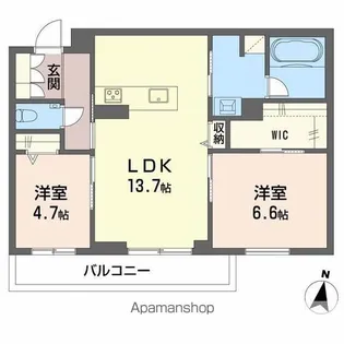 グランメゾン【2階】の間取り