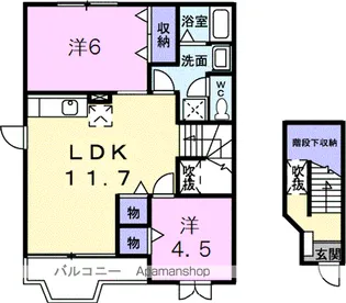 マロニエ【2階】の間取り