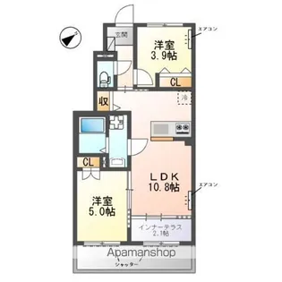 コパンーCOPAINLー【1階】の間取り