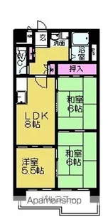 矢野マンション【202号室】の間取り