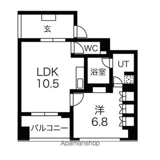 IZUMI 1【10階】の間取り