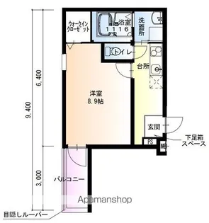 フジパレス百舌鳥駅南Ⅱ番館【102号室】の間取り