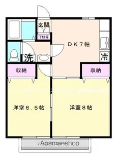ロイヤルパークハウス大泉【1階】の間取り