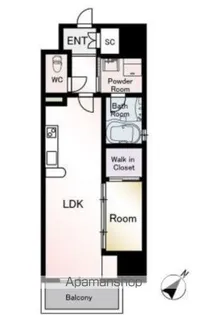 サニークレスト山王公園【11階】の間取り