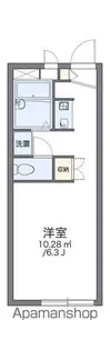 レオパレス花つるみ【2階】の間取り