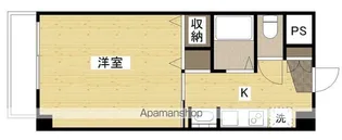 比治山グリーンビル【605号室】の間取り