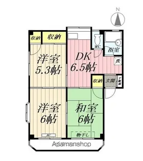 ニューサンハイツ【202号室】の間取り