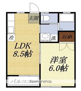 MPVI番館【2階】の間取り