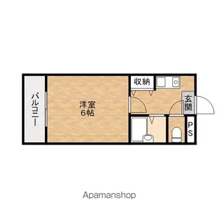 メゾンイシケン【5階】の間取り