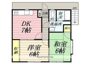 クレスト藤沢【1階】の間取り