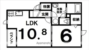 太陽ホーム【2階】の間取り
