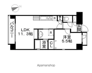 ANGELINA【5階】の間取り