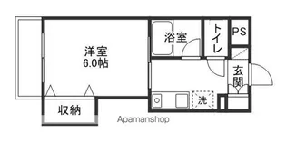 かわい富町マンション【2階】の間取り
