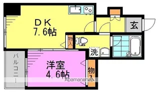 ドゥーエ東高円寺【7階】の間取り
