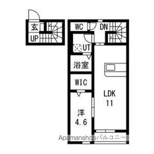 PIA蒲町Ⅱ(ピアカバノマチ)【2階】の間取り