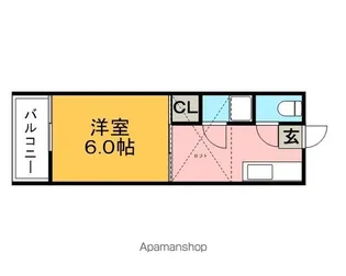 メゾンとびかた【201号室】の間取り