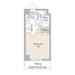 アルファコートお花茶屋2【1階】の間取り