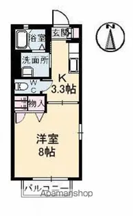 ローゼサンク【1階】の間取り