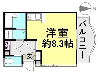 プレアール崇徳院【403号室】の間取り