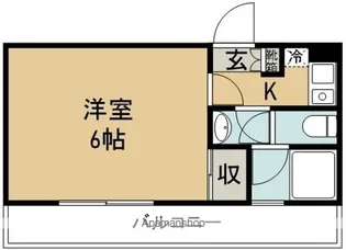 ラヴィータ博愛パートⅠ【306号室】の間取り
