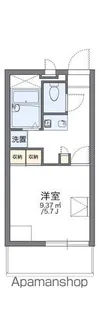 レオパレス竹尾【307号室】の間取り
