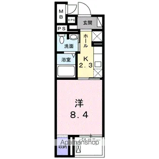 カルセドニー【1階】の間取り