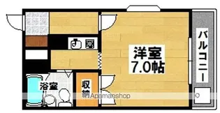 新栄プロパティー北野田Ⅰ【3階】の間取り