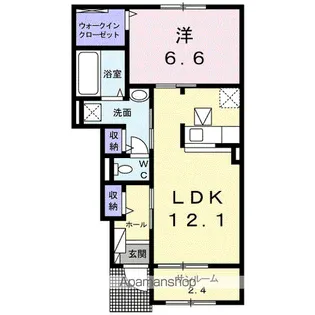 ウィステリアⅠ【1階】の間取り