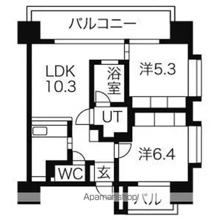 アーデン泉プレミア【5階】の間取り